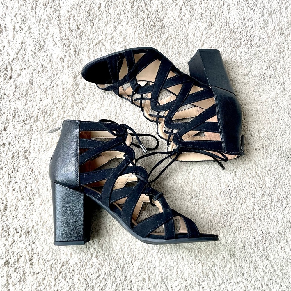 Franco Sarto Black Heels - Size 7